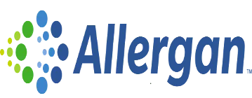 2021_10_22_0gj_Kleki.png Allergan logo: blue wordmark with a left cluster of green and blue circular dots.