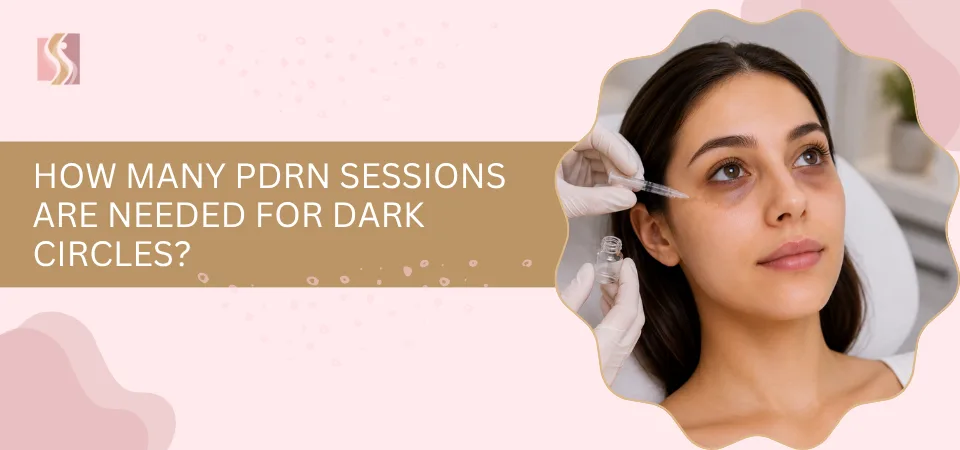How many PDRN sessions are needed for dark circles